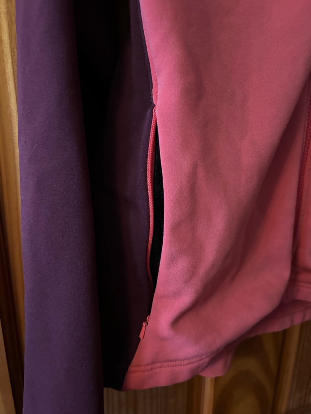The North Face Pink and Burgundy Soft Fleece Jacket - Picture 4 of 7